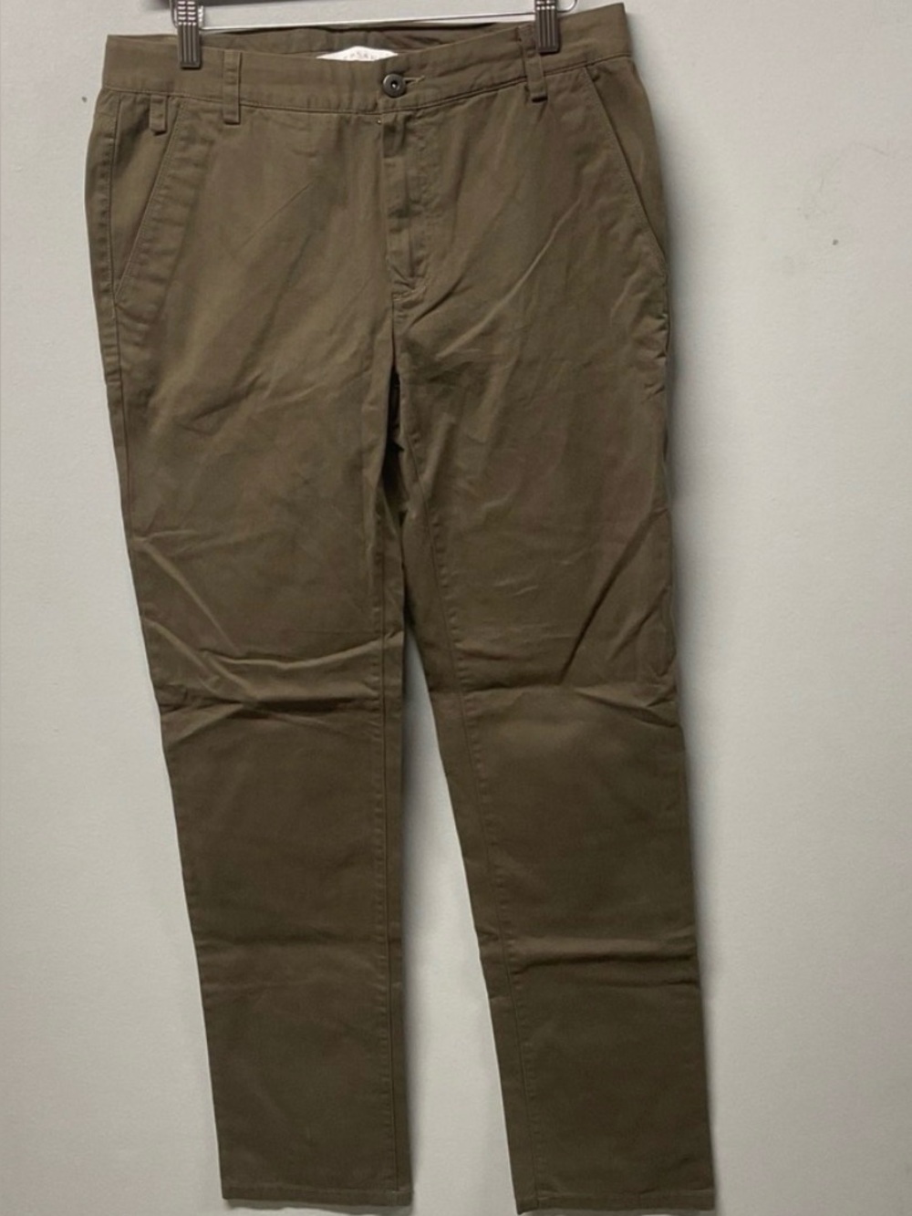 Everlane Women's Olive Green Chinos Pants Size‎ 30 - Picture 2 of 5